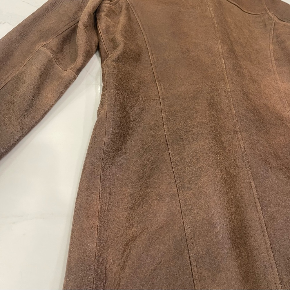 Sundance Brown Leather Women's Jacket - Picture 13 of 15